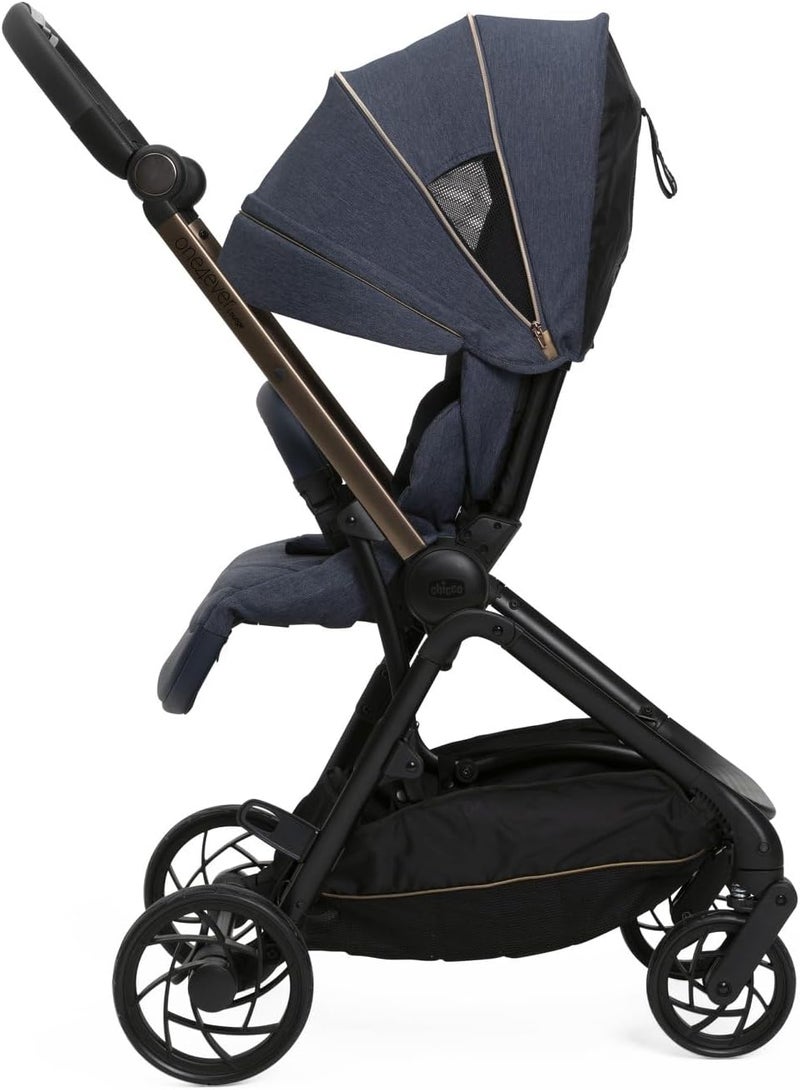 Chicco عربة Chicco One4ever Lounge 0م-4س (0-22كغ)، دنيم شين - Image 4